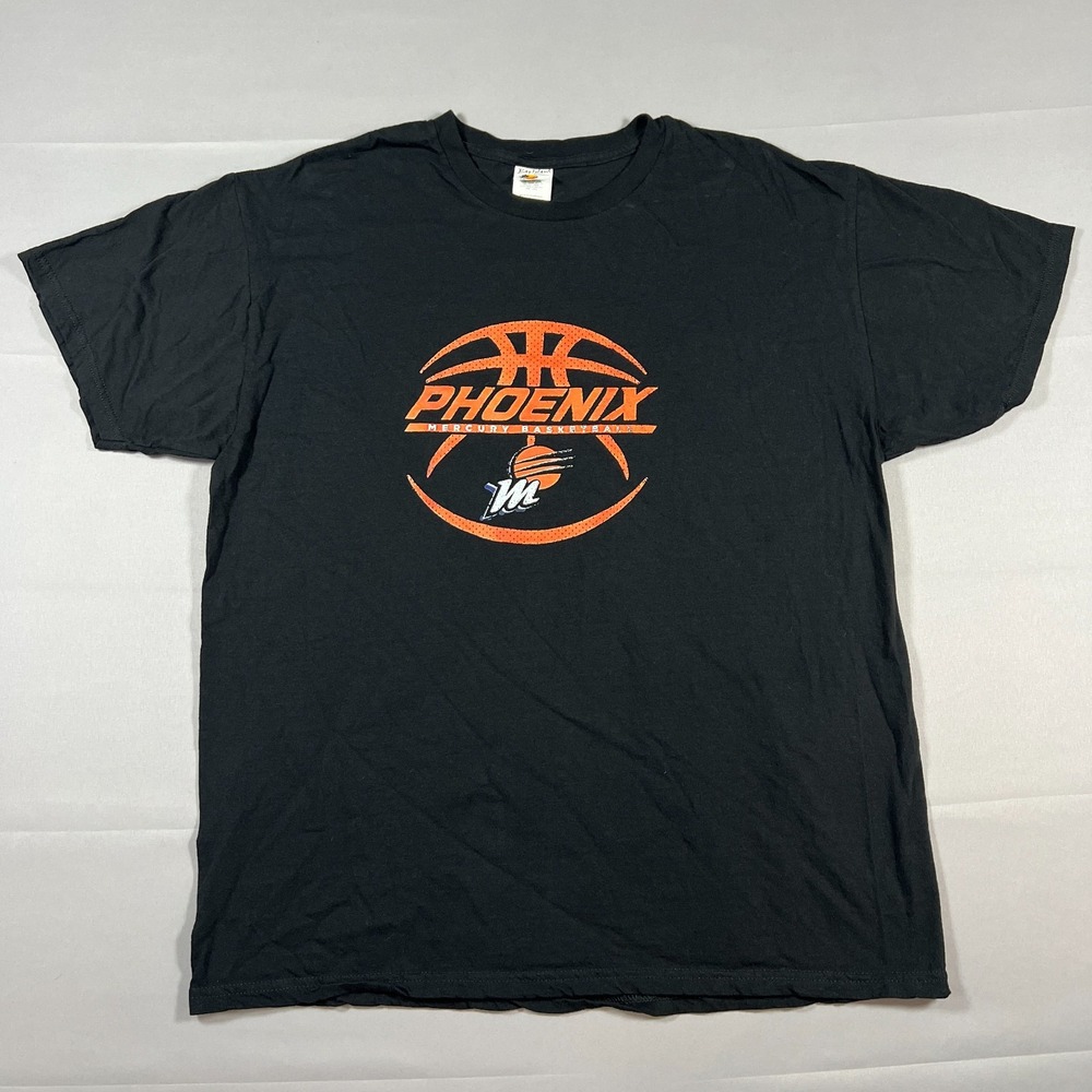 Bay Island Sportswear T Shirt Mens XL Black Phoenix Mercury Basketball Team WNBA